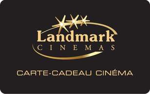 Landmark Cinemas Canada — carte cadeau