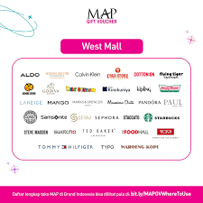 MAP Retailer Gift Card Indonesia — carte cadeau