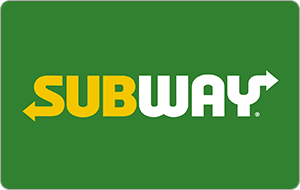 Subway USA — carte cadeau