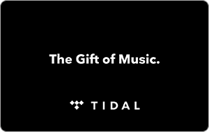TIDAL USA — carte cadeau
