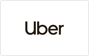 Uber & Uber Eats UK — carte cadeau
