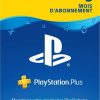 Carte PlayStation Plus, Carte d’abonnement de 3 mois, Code jeu à télécharger, Compte français